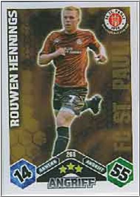Soccer 2010/11 Topps Match Attax - No 268 - Rouwen Hennings