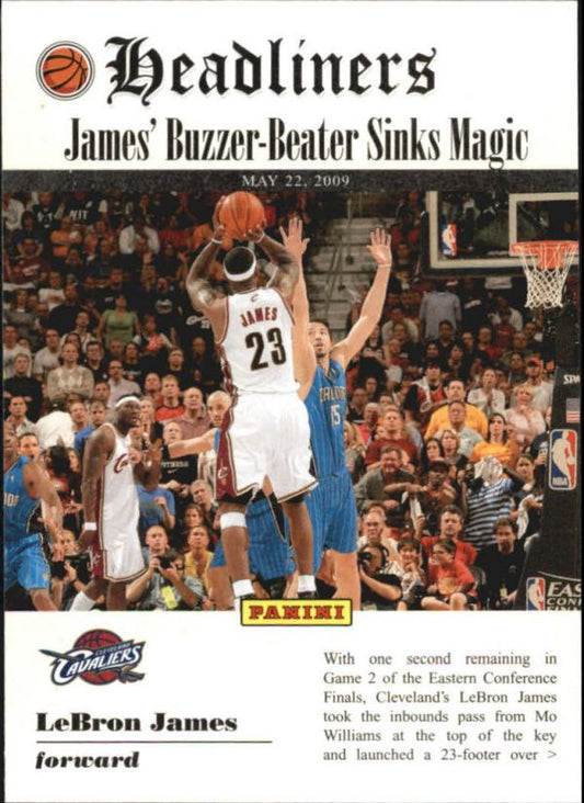 NBA 2009-10 Panini Headliners - No 7 - LeBron James