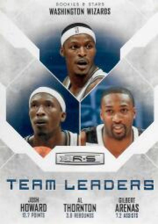 NBA 2010-11 Rookies and Stars Team Leaders - No 1 - Josh Howard / Al Thornton / Gilbert Arenas