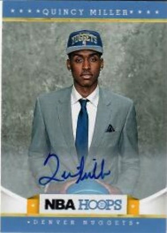 NBA 2012-13 Hoops Autographs - No 294 - Quincy Miller