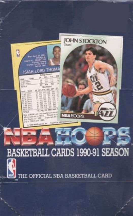 NBA 1990-91 Hoops - Box