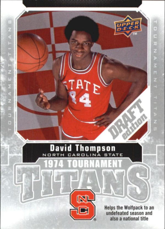 NBA 2009-10 Upper Deck Draft Edition Tournament Titans - No TT-DT - David Thompson