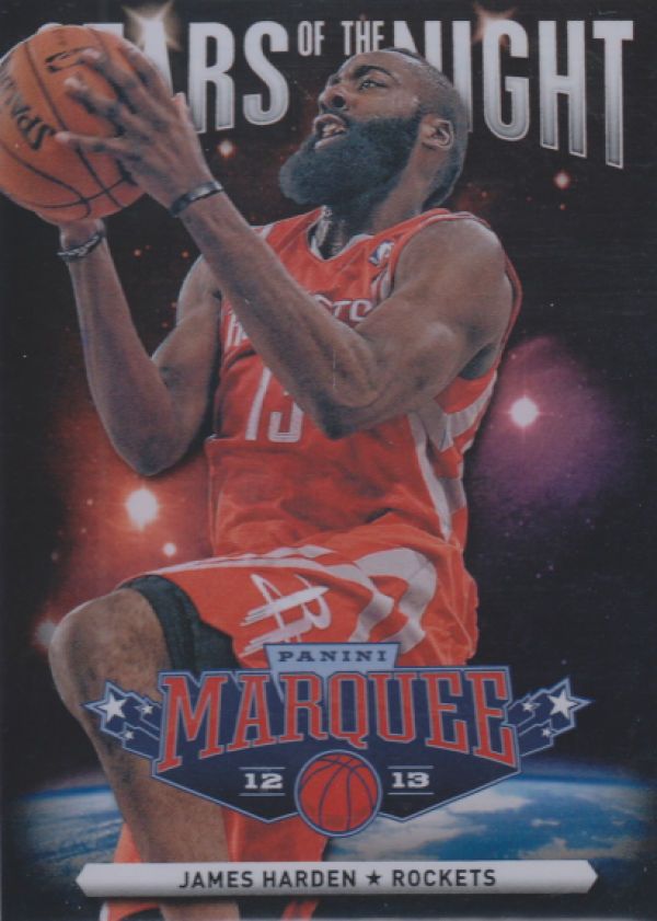 NBA 2012-13 Panini Marquee Stars of the Night - No 8 - James Harden