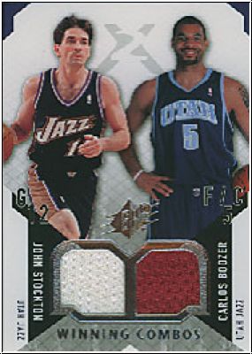 NBA 2004 / 05 SPx Winning Materials Combos - No WC-JC