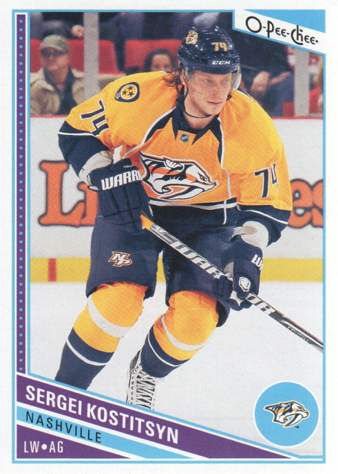 NHL 2013-14 O-Pee-Chee - No 429 - Sergei Kostitsyn