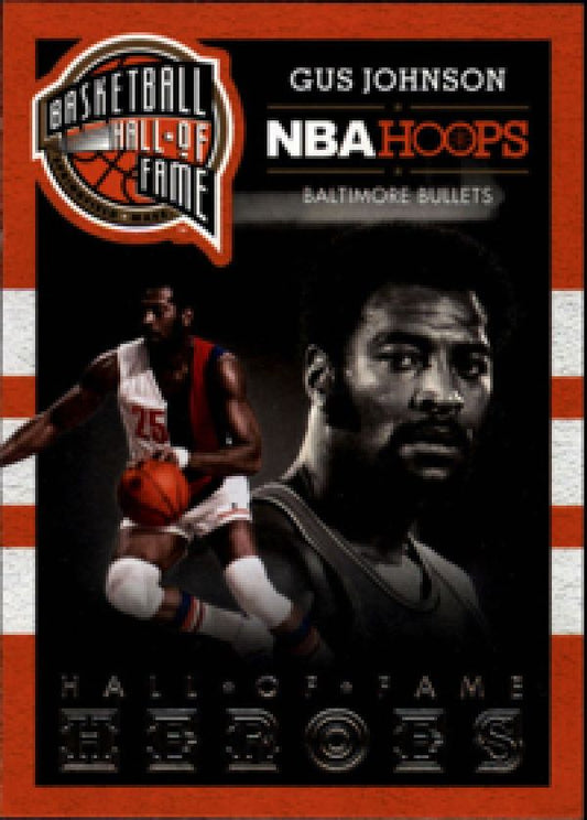NBA 2013-14 Hoops Hall of Fame Heroes - No 21 - Gus Johnson