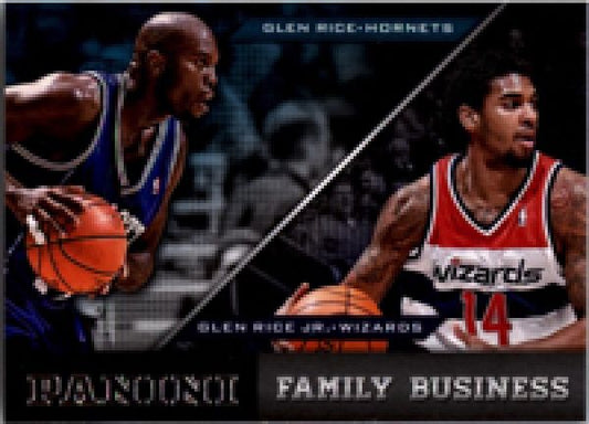 NBA 2013-14 Panini Family Business - No 6 - Glen Rice / Glen Rice jr.