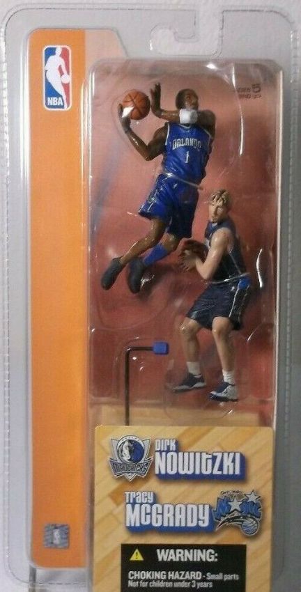 NBA 2004 McFarlane Mini-Figur Set - Serie 1 - Tracy McGrady & Dirk Nowitzki