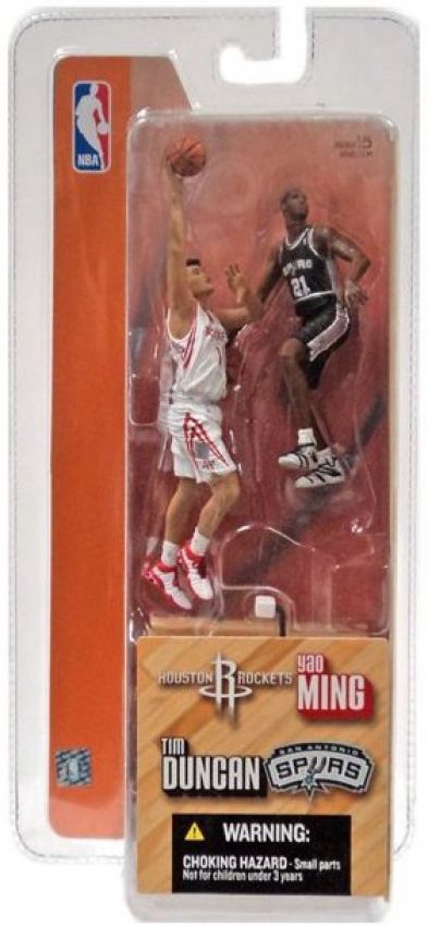 NBA 2004 McFarlane Mini-Figur Set - Serie 1 - Yao Ming & Tim Duncan