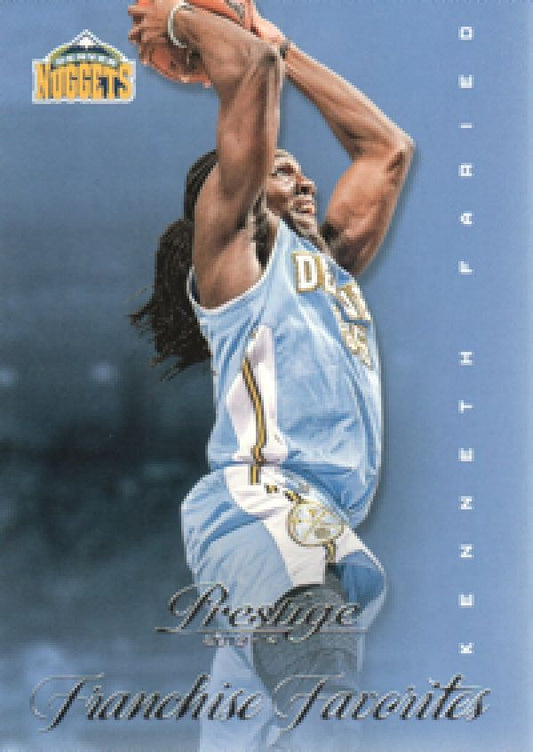 NBA 2013-14 Prestige Franchise Favorites - No 8 - Kenneth Faried