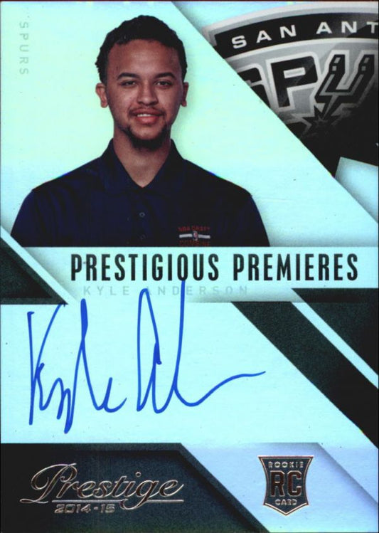 NBA 2014-15 Prestige Premium Prestigious Premieres Signatures - No PP-KA - Kyle Anderson
