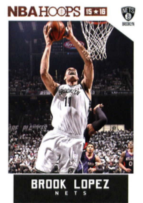 NBA 2015-16 Hoops - No 57 - Brook Lopez