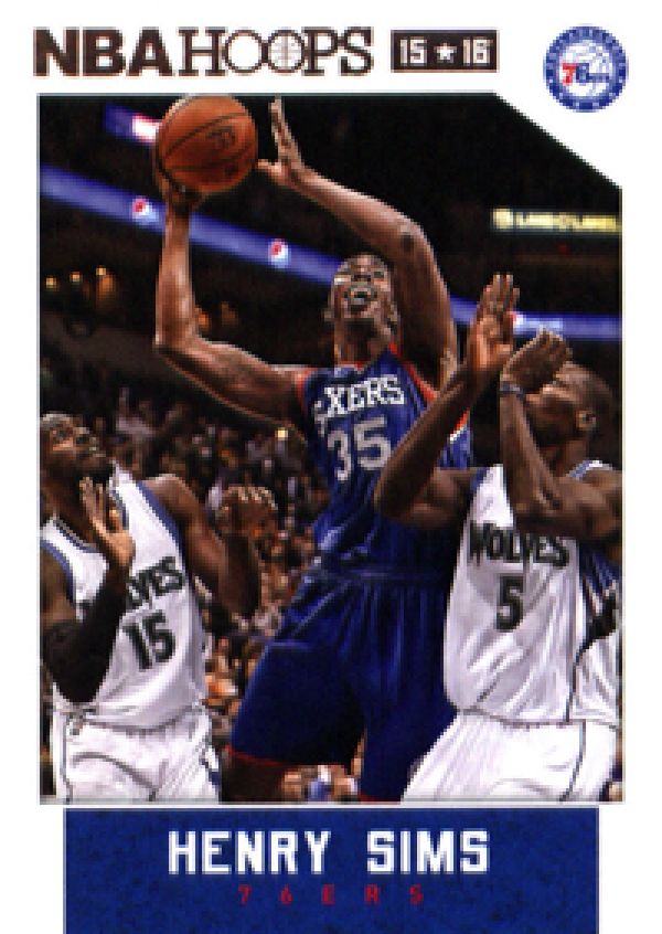 NBA 2015-16 Hoops - No 161 - Henry Sims