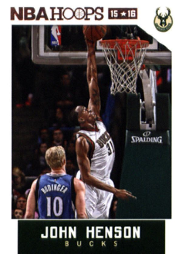 NBA 2015-16 Hoops - No 193 - John Henson