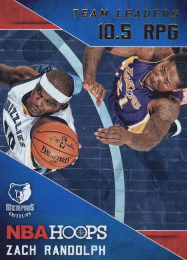 NBA 2015-16 Hoops Team Leaders - No 22 - Zach Randolph