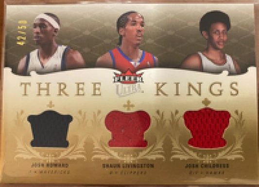 NBA 2006-07 Ultra Three Kings - No TK-HLC - Josh Howard / Shaun Livingston / Josh Childress