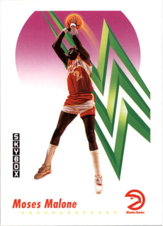 NBA 1991-92 SkyBox - No 4 - Moses Malone