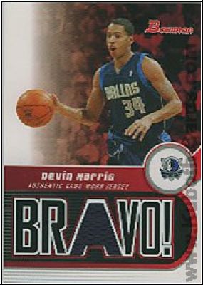 NBA 2005 / 06 Bowman Bravo Relics - No BV-DHA