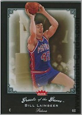 NBA 2005 / 06 Greats of the Game - No 13 - Bill Laimbeer