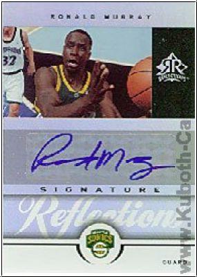 NBA 2005 / 06 Reflections Signature Silver - No SR-RM - Ronald Murray
