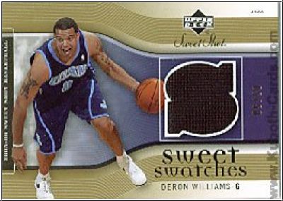 NBA 2005 / 06 Sweet Shot Sweet Swatches Gold - No SW-DW