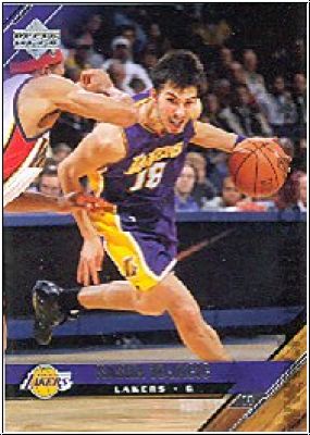 NBA 2005 / 06 Upper Deck - No 85 - Sasha Vujacic