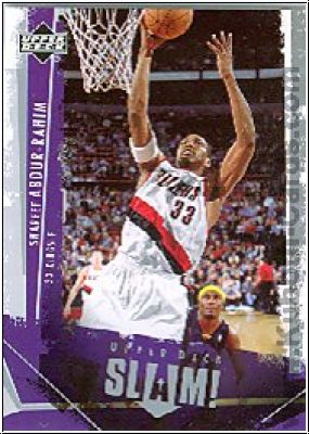 NBA 2005 / 06 Upper Deck Slam - No 71 - Shareef Abdur-Rahim