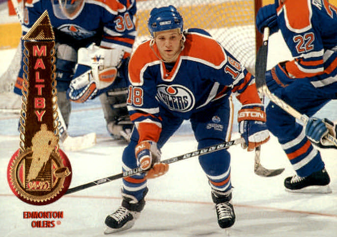 NHL 1994 / 95 Pinnacle - No 441 - Kirk Maltby