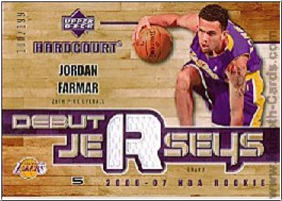 NBA 2006 / 07 Upper Deck Hardcourt Debut Jerseys - No DJ-JF