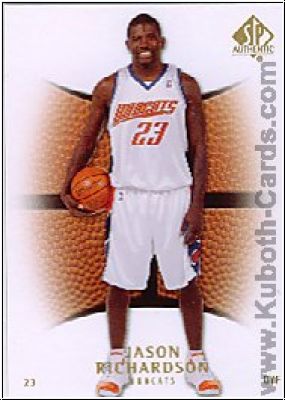 NBA 2007 / 08 SP Authentic - No 26 - Jason Richardson