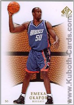 NBA 2007 / 08 SP Authentic - No 24 - Emeka Okafor
