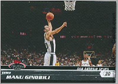 NBA 2007 / 08 Stadium Club - No 45 - Manu Ginobili