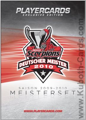 DEL 2009-10 CityPress Hannover Scorpions master set