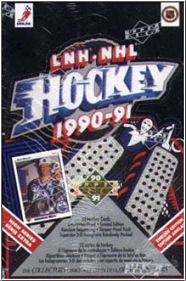 NHL 1990-91 Upper Deck High English Edition Box