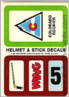 NHL 1978-79 Topps Team Inserts - No 5 - Colorado Rockies
