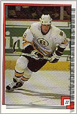 NHL 1988-89 O-Pee-Chee Stickers - No 22 - Cam Neely