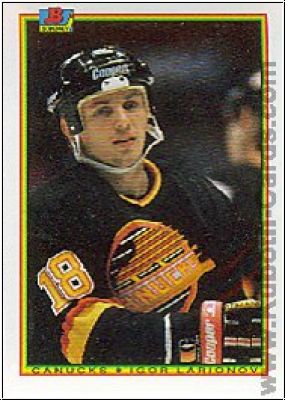 NHL 1990-91 Bowman - No 63 - Igor Larionov