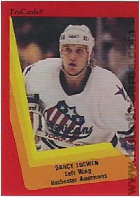 NHL 1990-91 ProCards AHL/IHL - No 284 - Darcy Loewen