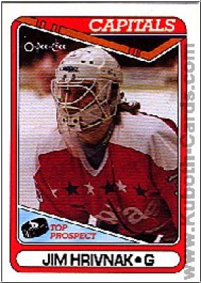 NHL 1990-91 O-Pee-Chee - No 9 - Jim Hrivnak