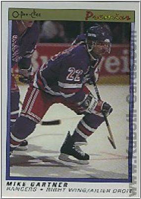 NHL 1990-91 OPC Premier - No 36 - Mike Gartner