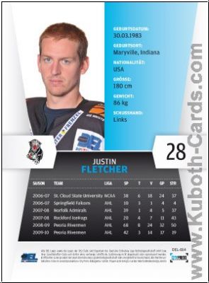 DEL 2010/11 CityPress - No 014 - Justin Fletcher