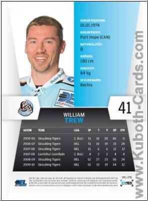 DEL 2010 / 11 CityPress - No 278 - William Trew