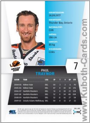 DEL 2010 / 11 CityPress - No 285 - Paul Traynor