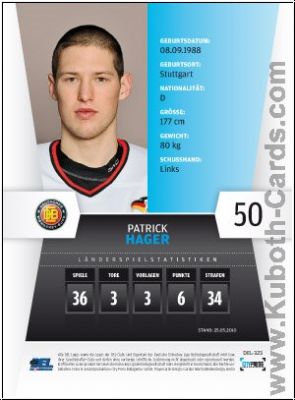 DEL 2010/11 CityPress - No 323 - Patrick Hager