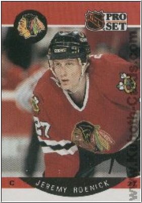NHL 1990-91 Pro Set - No 58 - Jeremy Roenick