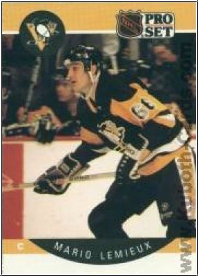 NHL 1990-91 Pro Set - No 236 - Mario Lemieux