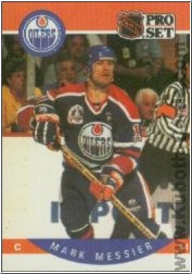 NHL 1990-91 Pro Set - No 91 - Mark Messier