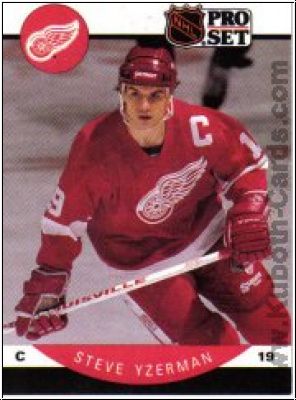 NHL 1990-91 Pro Set - No 79 - Steve Yzerman