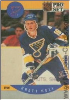 NHL 1990-91 Pro Set - No 263 - Brett Hull