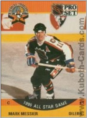 NHL 1990-91 Pro Set - No 349 - Mark Messier